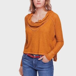 Free People | Wildcat Thermal Top in Burnt Orange
